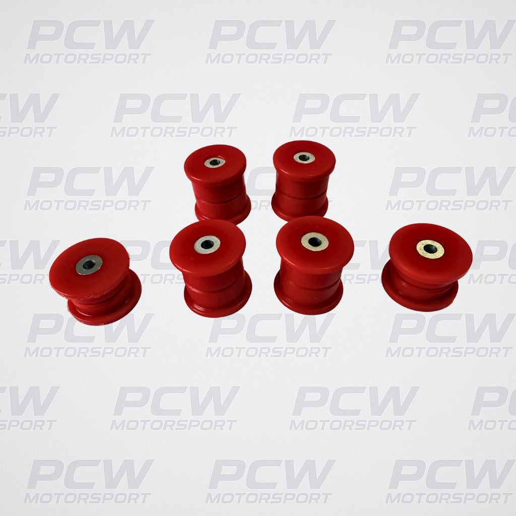 BMW E46, 3 Series Subframe And Trailing Arms Bushes in Poly Polyurethane