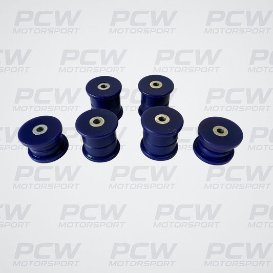 BMW E46, 3 Series Subframe And Trailing Arms Bushes in Poly Polyurethane