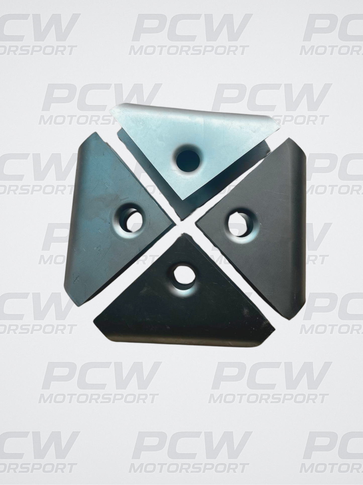 4x Roll Cage 90° Weld In Rear X Bar Gussets Race Rally Drift KitCar 45-50mm Tube