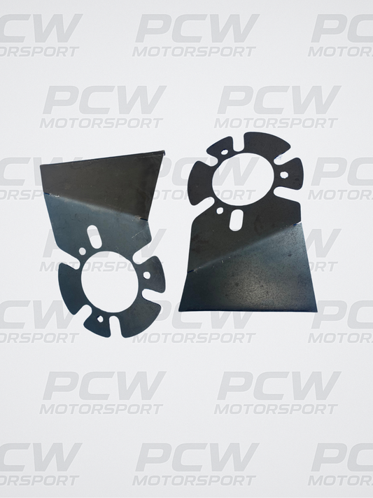 BMW E36 Front Strut Tower Side Reinforcement Plates Front Top Mount Reinforcing